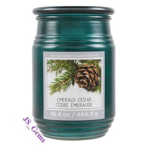 New Green Cedar Jar Candle